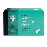 Antiseptic wound wipes x 100s