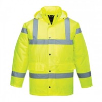 Hi-Vis Traffic Waterproof Jacket Yellow