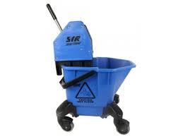 Heavy Duty Kentucky Mop bucket complete with wringer and casters