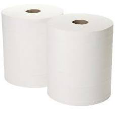 Auto Cut one sheet Paper rolls 2 ply white x 12 rolls
